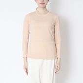 ao/なめらか天竺8分袖Tシャツ